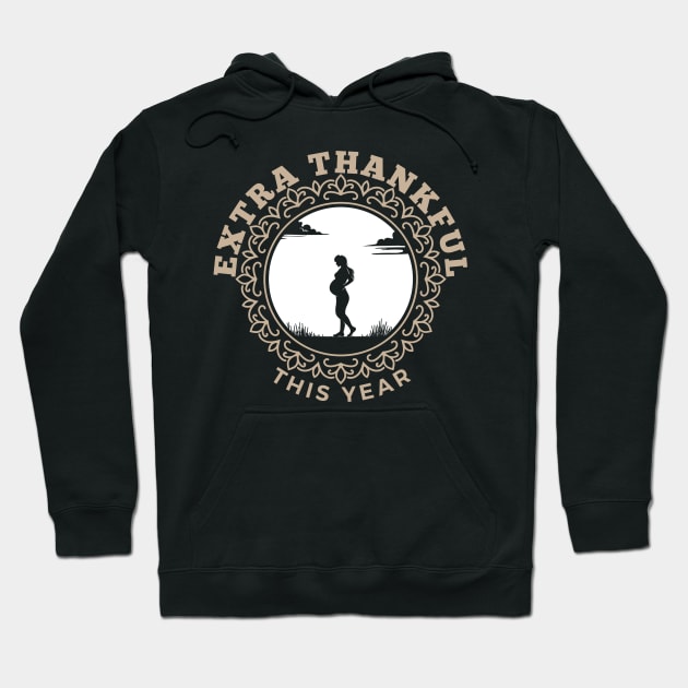 Extra Thankful This Year Hoodie by dudelinart